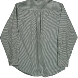 Tommy Hilfiger Striped Shirt - Medium Green Cotton