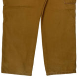 Dickies Carpenter Trousers - 38W 30L Brown Cotton