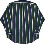 Ralph Lauren Striped Shirt - Large Green Cotton