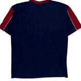 Reebok Spellout T-Shirt - Medium Navy Cotton