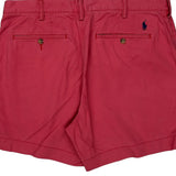 Polo By Ralph Lauren Chino Shorts - 37W 6L Red Cotton