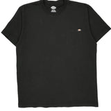 Dickies Tall T-Shirt - XL Black Cotton
