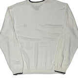 Chaps Ralph Lauren Sweater - Large White Cotton