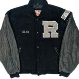Ryle Wrestling U2 Wear Me Out College Varsity Jacket - Medium Black Leather