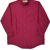 Red Kap Shirt - XL Red Polyester Blend