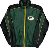 Packers Nfl Football Windbreaker - Medium Black Polyester
