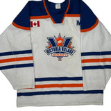 Victoria Village Hockey Athletic Knit Jersey - Large Blue Polyester
