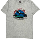 Single Stitch Camp Three Falls 60 Years Fruit Of The Loom Graphic T-Shirt - Medium Gray Cotton Blend