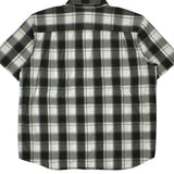 Carhartt Checked Short Sleeve Shirt - XL Gray Cotton