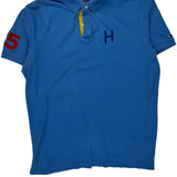 Tommy Hilfiger Polo Shirt - Large Blue Cotton