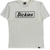 Dickies T-Shirt - Large White Cotton