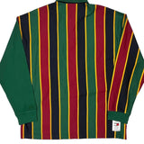 Anthony Ramos Tommy Hilfiger Striped Rugby Shirt - 2XL Green Cotton