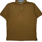 Tommy Hilfiger Polo Shirt - Medium Brown Cotton