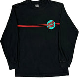 Santa Cruz Graphic Long Sleeve T-Shirt - Small Black Cotton