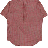 Blake Shirt Ralph Lauren Checked Short Sleeve Shirt - Medium Red Cotton