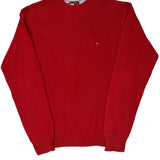 Tommy Hilfiger Sweater - Medium Red Cotton