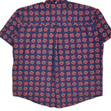Salty Dog Gant Short Sleeve Shirt - XL Blue Cotton