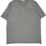 Carhartt Tall T-Shirt - 2XL Gray Cotton