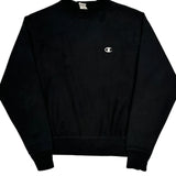 Champion Sweatshirt - Medium Black Cotton Blend