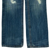 Mek Denim Boot Cut Jeans - 32W US 6 Blue Cotton