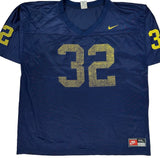 Made In USA Nike Football Football Jersey - 2XL Blue Polyester