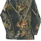 Age 12-13 Red Head Camo Long Sleeve T-Shirt - Large Khaki Cotton