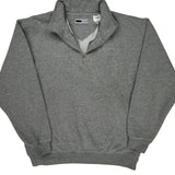 Fila 1/4 Zip - Large Gray Cotton Blend