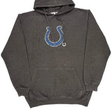 Indianapolis Colts Majestic Football Hoodie - XL Gray Cotton Blend