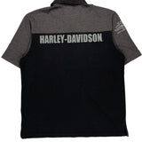 Fort Myers Harley Davidson Polo Shirt - Large Black Cotton Blend