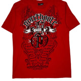 1991 Southpole Graphic T-Shirt - XL Red Cotton