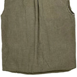 Scottish Greys Camo Denim Gilet - Large Khaki Cotton