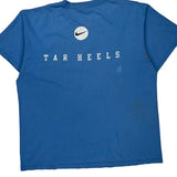 Made In USA Tar Heels Nike College T-Shirt - Large Blue Cotton