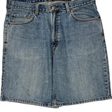 Levis Denim Shorts - 36W 9L Blue Cotton
