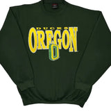Made In USA Unbranded Oregon Ducks Sweatshirt - XL Green Cotton Blend
