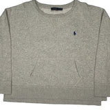Polo By Ralph Lauren Sweatshirt - Large Grey Cotton