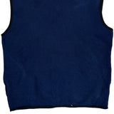 Adidas Fleece Vest - Large Blue Polyester