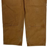 Carhartt Double Knee Carpenter Pants - 38W 31L Brown Cotton