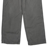 Durable Workwear Carhartt Cargo Carpenter Pants - 30W 34L Gray Cotton