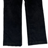 Ralph Lauren Cord Trousers - 29″ Waist Black Cotton