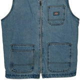 Dickies Denim Gilet - Small Light Wash Denim