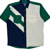 Wrangler Short Sleeve Shirt - Medium Green Cotton