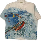 Tommy Bahama Graphic Hawaiian Shirt - XL Multicoloured Cotton