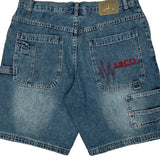 London Blues Denim Shorts - 32W 9L Blue Cotton