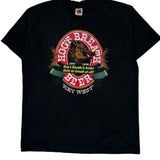 Hogs Breath Saloon Fruit Of The Loom Single Stitch T-Shirt - XL Black Cotton