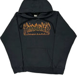 Thrasher Hoodie - Small Black Cotton