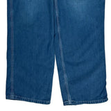 Dungaree Fit Carhartt Double Knee Carpenter Pants - 36W 32L Blue Cotton