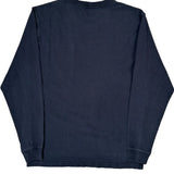 Carhartt Long Sleeve T-Shirt - Small Navy Cotton