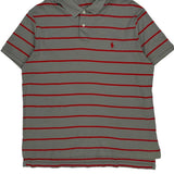 Polo By Ralph Lauren Striped Polo Shirt - XL Gray Cotton