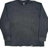 Dickies Long Sleeve T-Shirt - 2XL Black Cotton