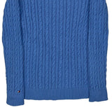 Tommy Hilfiger Logo Tommy Hilfiger Sweater - Large Blue Cotton